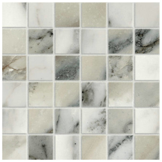 Qualis Ceramica 12" x 12" Mystique Rectified Matte Porcelain 2" Mosaic