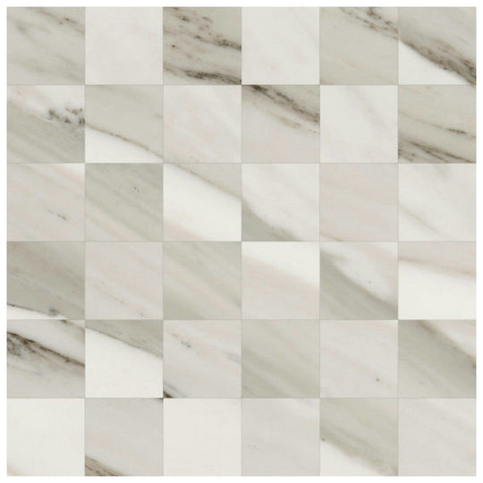 Qualis Ceramica 12" x 12" Mystique Rectified Matte Porcelain 2" Mosaic