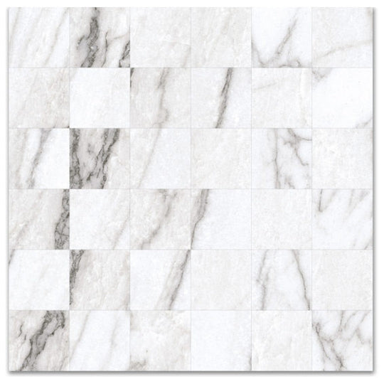 Qualis Ceramica 12" x 12" Mystique Rectified Matte Porcelain 2" Mosaic