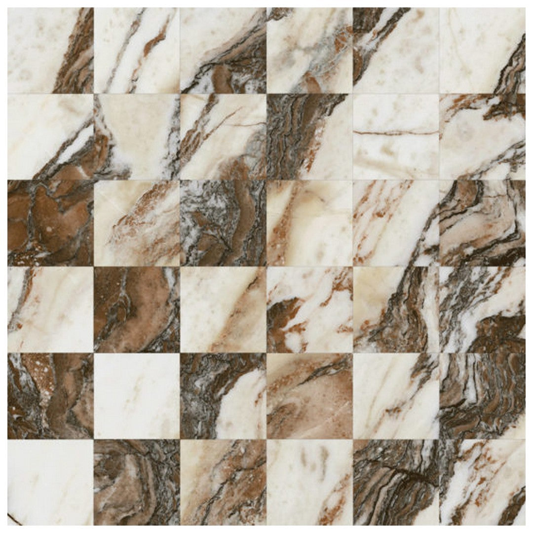 Qualis Ceramica 12" x 12" Mystique Rectified Matte Porcelain 2" Mosaic
