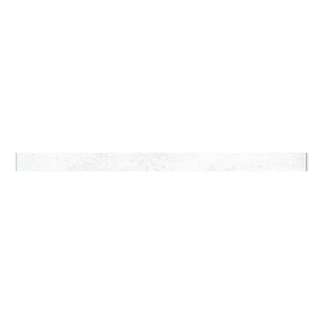 Qualis Ceramica 0.5" x 10" Reactiv Glossy Ceramic Demi Bullnose