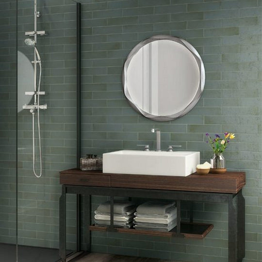 Qualis-Ceramica-Relax-3-x-11-Matte-Porcelain-Tile-Mandala-Teal