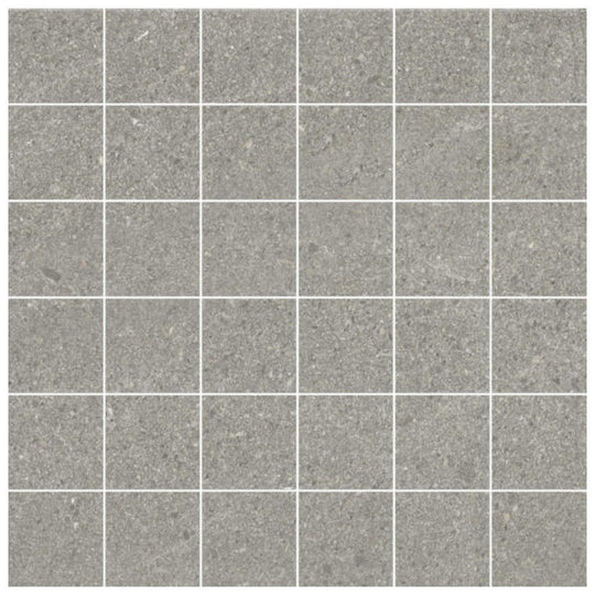 Qualis Ceramica 12" x 12" Rhythm Matte Porcelain 2" Mosaic