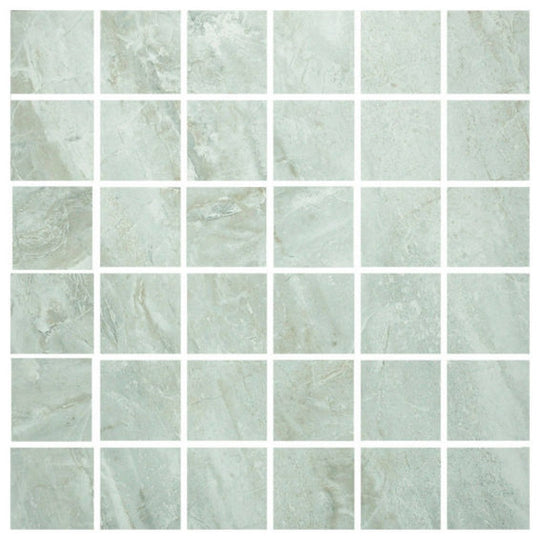 Qualis Ceramica 12" x 12" River Matte Porcelain 2" Mosaic
