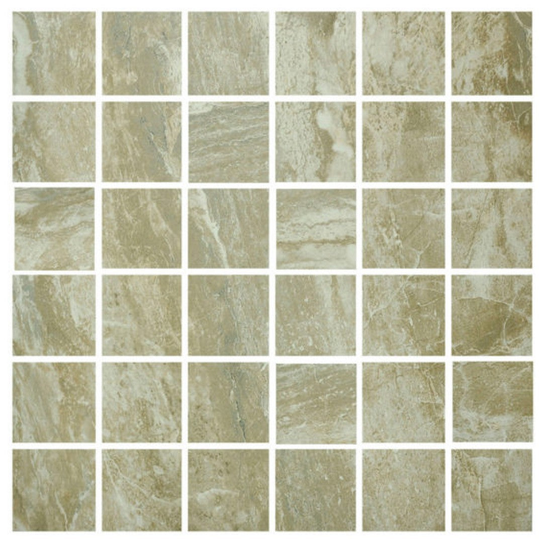 Qualis Ceramica 12" x 12" River Matte Porcelain 2" Mosaic