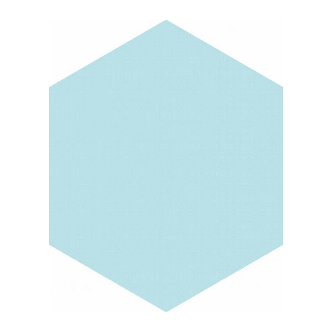 Qualis Ceramica 5.5" x 6.3" Ronda Glossy Porcelain Hexagon Tile