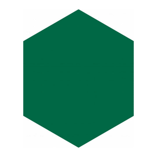 Qualis Ceramica 5.5" x 6.3" Ronda Glossy Porcelain Hexagon Tile