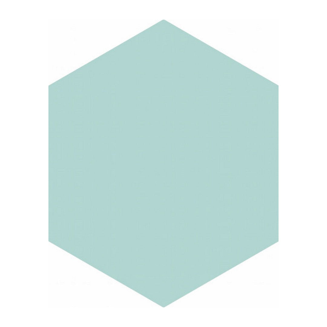 Qualis Ceramica 5.5" x 6.3" Ronda Glossy Porcelain Hexagon Tile