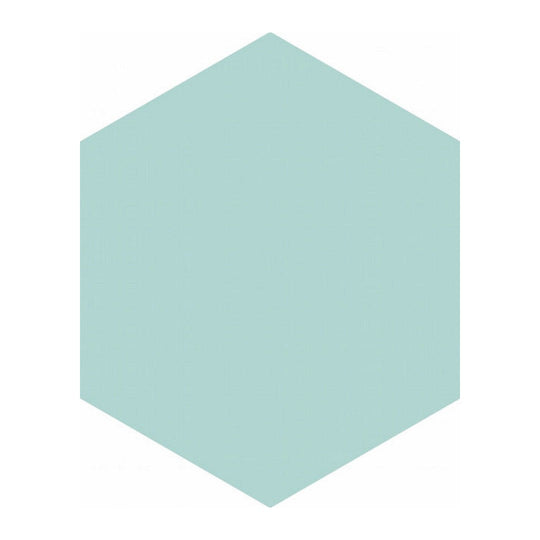 Qualis Ceramica 5.5" x 6.3" Ronda Glossy Porcelain Hexagon Tile