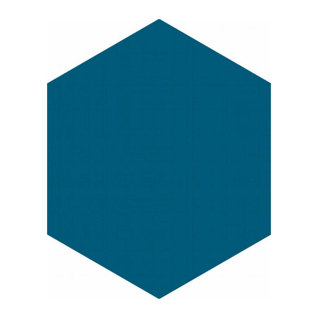 Qualis Ceramica 5.5" x 6.3" Ronda Glossy Porcelain Hexagon Tile