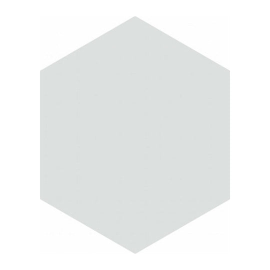 Qualis Ceramica 5.5" x 6.3" Ronda Glossy Porcelain Hexagon Tile