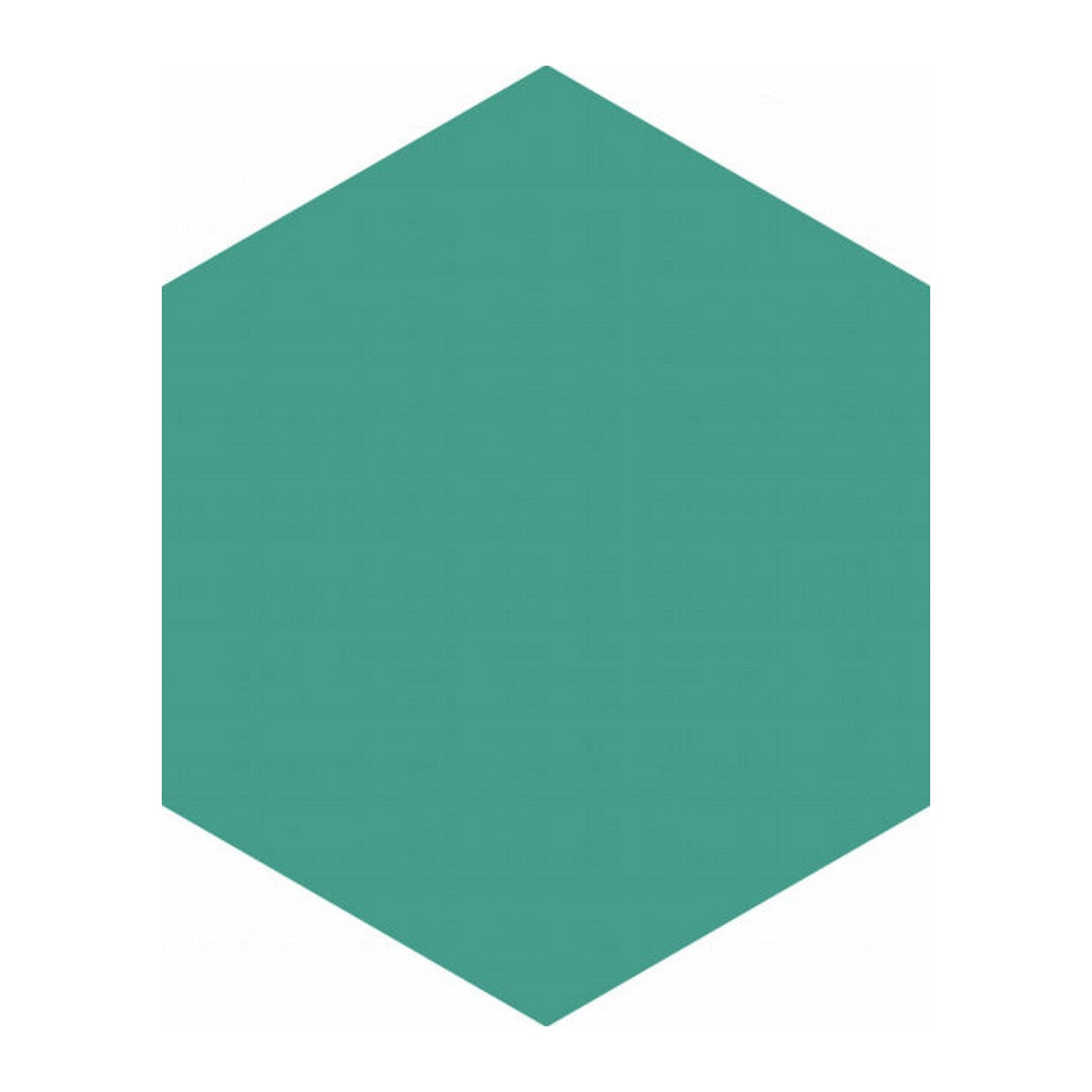 Qualis Ceramica 5.5" x 6.3" Ronda Glossy Porcelain Hexagon Tile