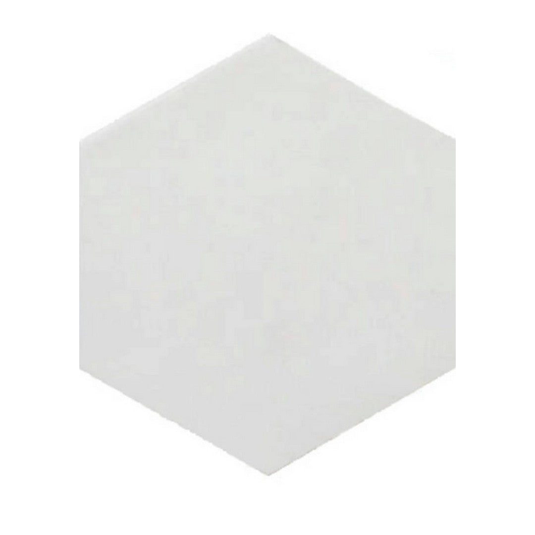 Qualis Ceramica 5.5" x 6.3" Ronda Glossy Porcelain Hexagon Tile