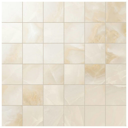 Qualis Ceramica 12" x 12" Roma Rectified Matte Porcelain 2" Mosaic