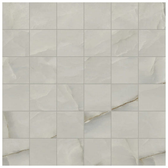 Qualis Ceramica 12" x 12" Roma Rectified Matte Porcelain 2" Mosaic