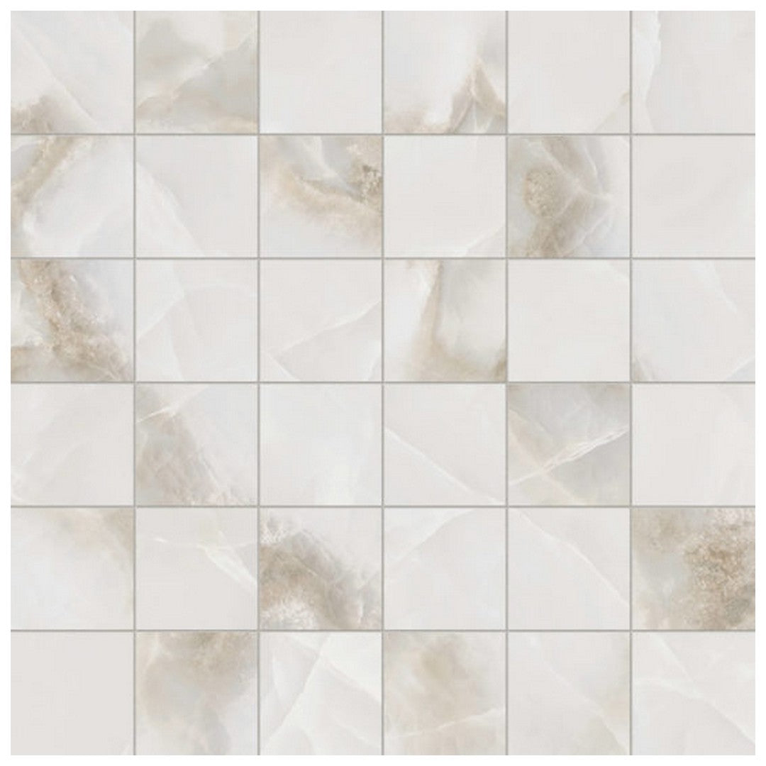 Qualis Ceramica 12" x 12" Roma Rectified Matte Porcelain 2" Mosaic