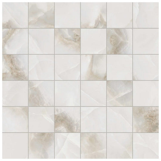 Qualis Ceramica 12" x 12" Roma Rectified Matte Porcelain 2" Mosaic
