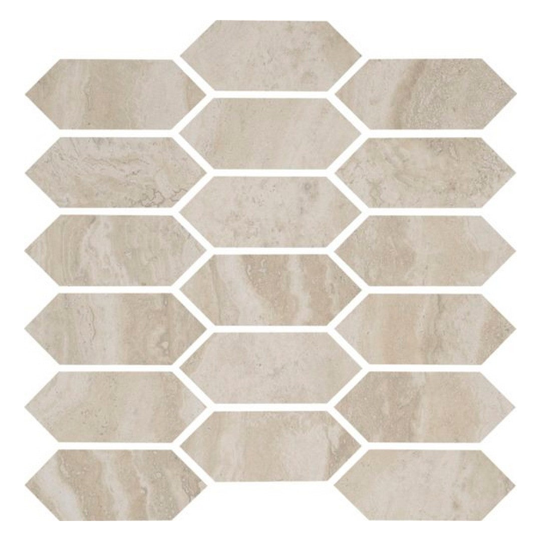 Qualis Ceramica 12" x 12" Timeless Matte Porcelain Picket Mosaic