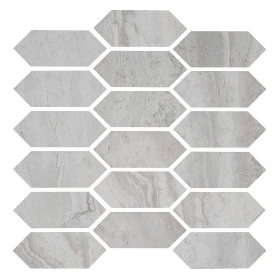 Qualis Ceramica 12" x 12" Timeless Matte Porcelain Picket Mosaic
