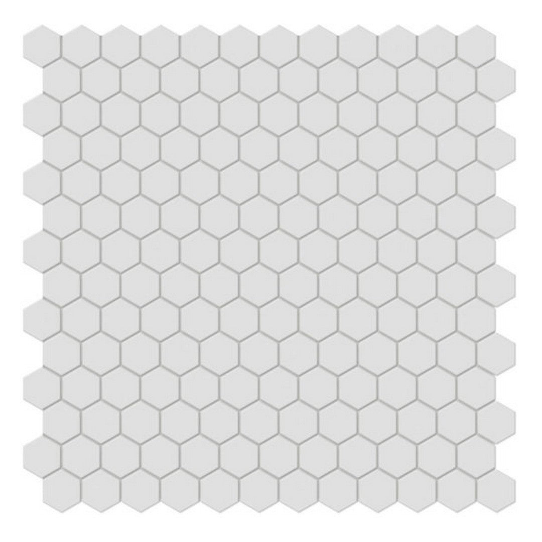 Qualis Ceramica 11.54" x 11.65" Traditions Matte Porcelain Hexagon 1" Mosaic