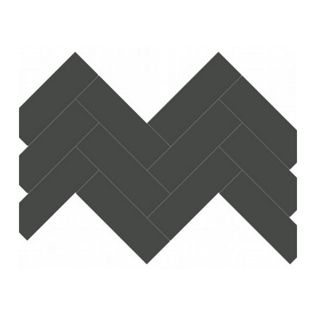 Qualis Ceramica 8.23" x 15.83" Traditions Matte Porcelain Herringbone 2×6" Mosaic