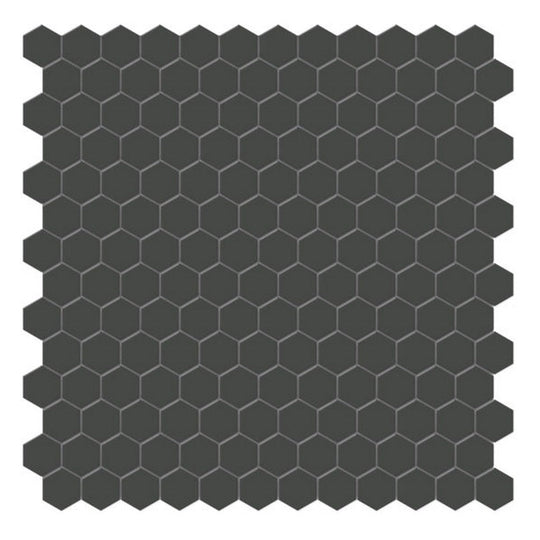 Qualis Ceramica 11.54" x 11.65" Traditions Matte Porcelain Hexagon 1" Mosaic