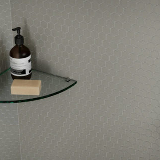 Qualis-Ceramica-Traditions-11.54-x-11.65-Matte-Porcelain-Hexagon-1-Mosaic-Taupe