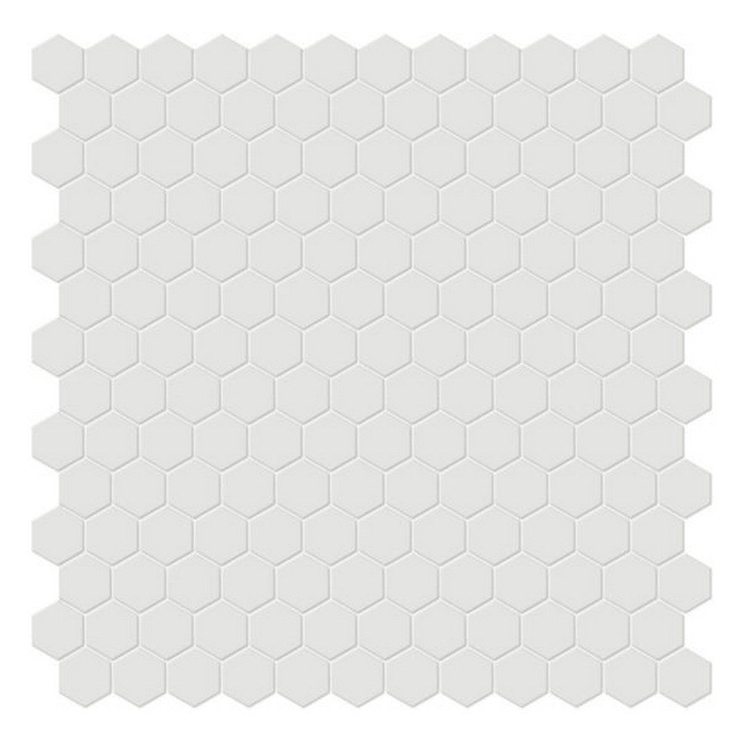 Qualis Ceramica 11.54" x 11.65" Traditions Matte Porcelain Hexagon 1" Mosaic