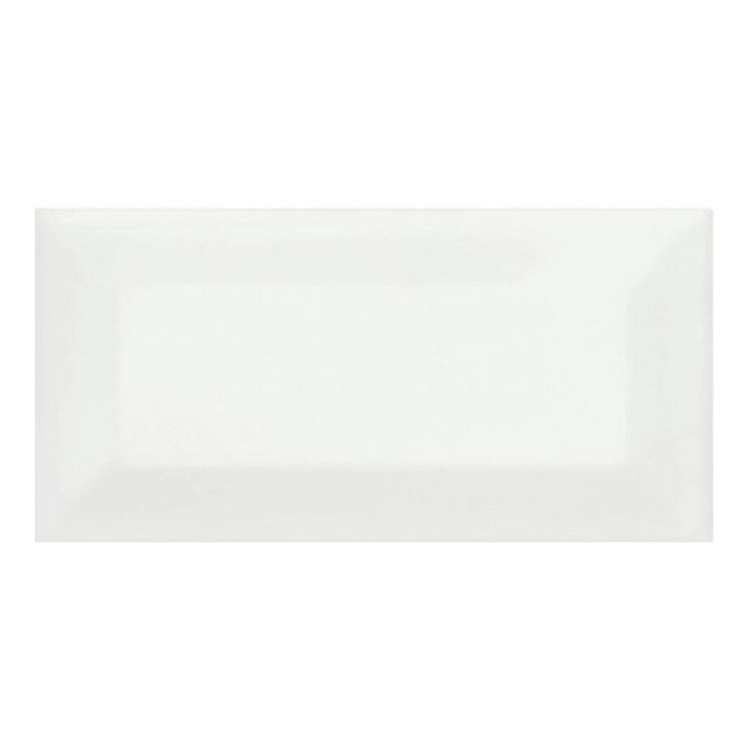 Qualis Ceramica 3" x 6" Traditions Glossy Ceramic Bevel Wall Tile