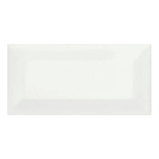 Qualis Ceramica 3" x 6" Traditions Glossy Ceramic Bevel Wall Tile