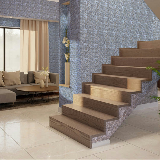 Qualis-Ceramica-Treasure-12-x-12-Polished-Porcelain-Basketweave-Mosaic-Blue-Dream-Pol