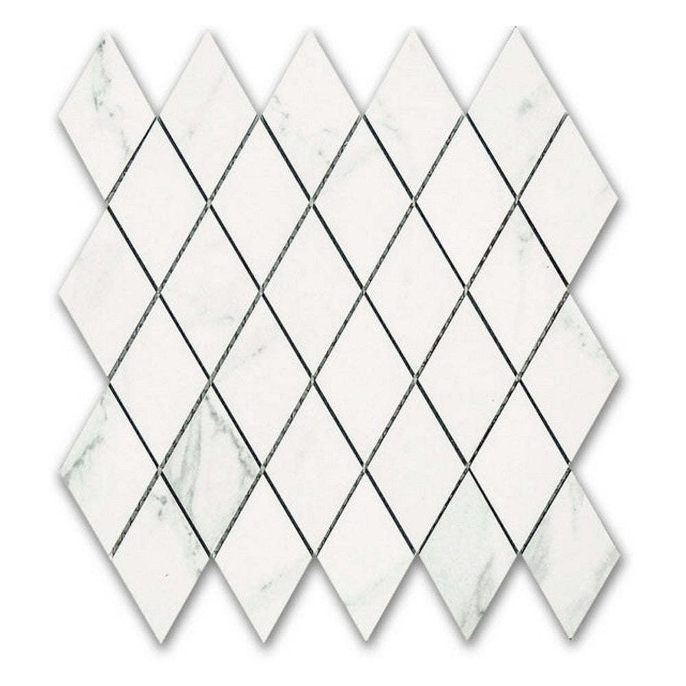 Qualis Ceramica 12" x 12" Treasure Polished Porcelain Diamond Mosaic