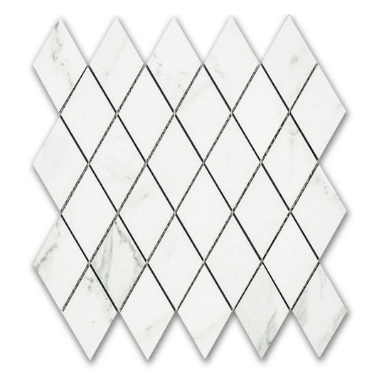 Qualis Ceramica 12" x 12" Treasure Polished Porcelain Diamond Mosaic