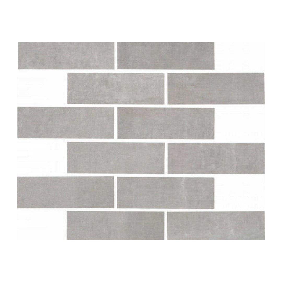 Qualis Ceramica 12" x 12" Urban Matte Porcelain 2x6" Mosaic