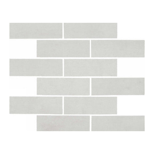 Qualis Ceramica 12" x 12" Urban Matte Porcelain 2x6" Mosaic