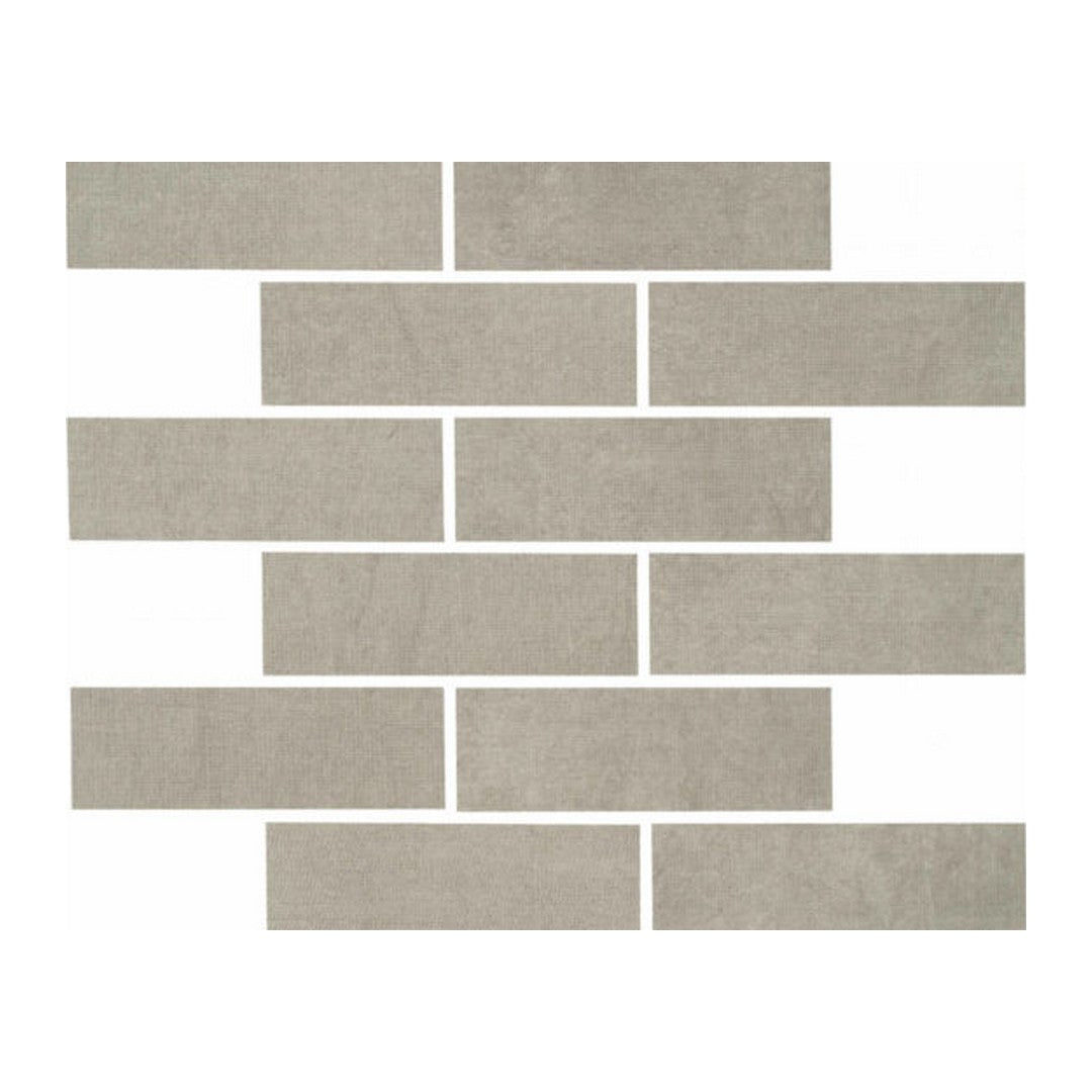 Qualis Ceramica 12" x 12" Urban Matte Porcelain 2x6" Mosaic