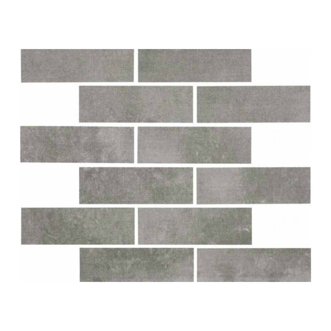 Qualis Ceramica 12" x 12" Urban Matte Porcelain 2x6" Mosaic