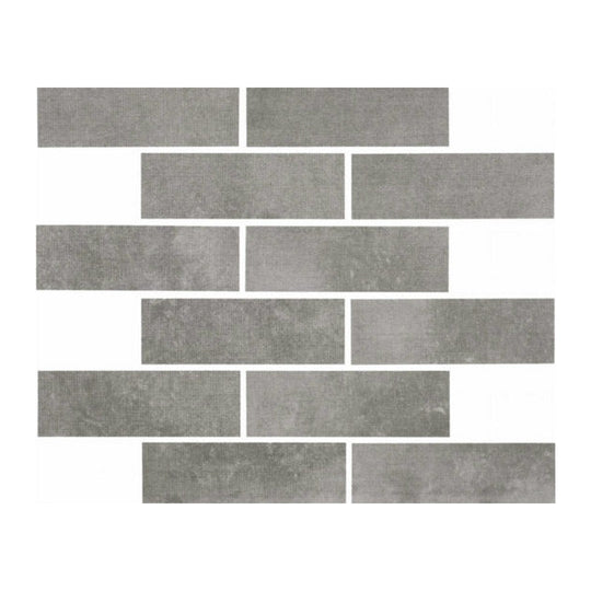 Qualis Ceramica 12" x 12" Urban Matte Porcelain 2x6" Mosaic