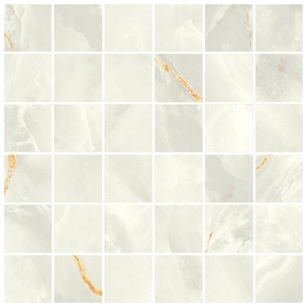 Qualis Ceramica 13" x 13" Venezia Matte Porcelain 2" Mosaic