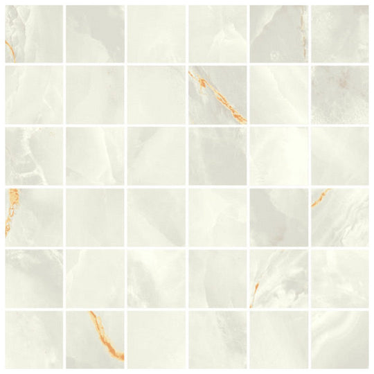 Qualis Ceramica 13" x 13" Venezia Matte Porcelain 2" Mosaic