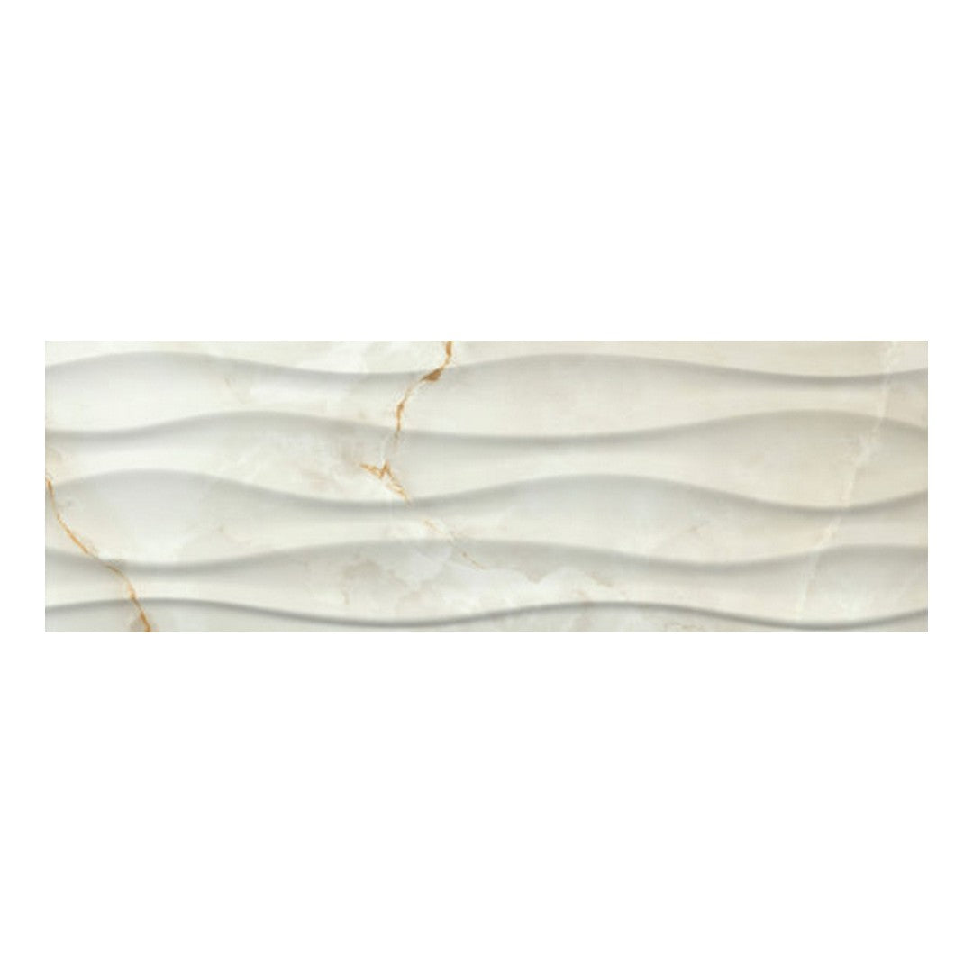 Qualis Ceramica 10" x 30" Venezia Glossy Ceramic Vibe Wall Tile
