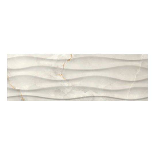 Qualis Ceramica 10" x 30" Venezia Glossy Ceramic Vibe Wall Tile