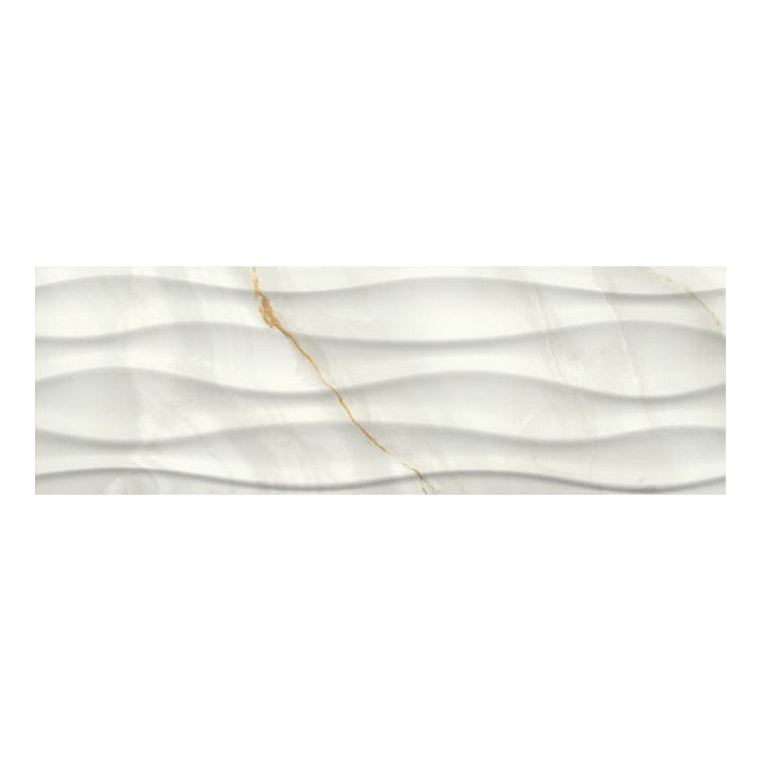 Qualis Ceramica 10" x 30" Venezia Glossy Ceramic Vibe Wall Tile