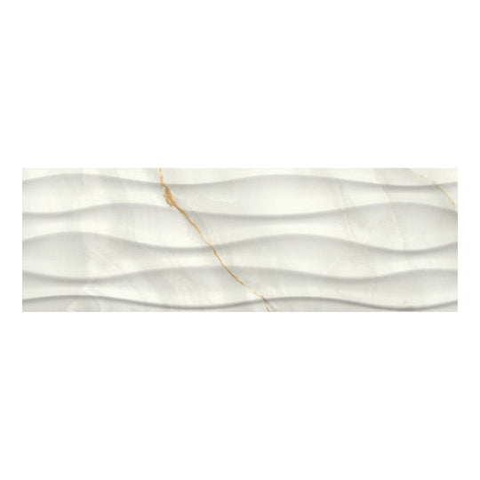 Qualis Ceramica 10" x 30" Venezia Glossy Ceramic Vibe Wall Tile