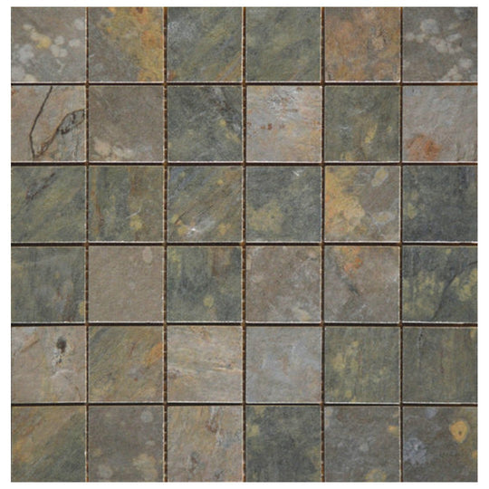 Qualis Ceramica 12" x 12" Vermont Matte Porcelain 2" Mosaic