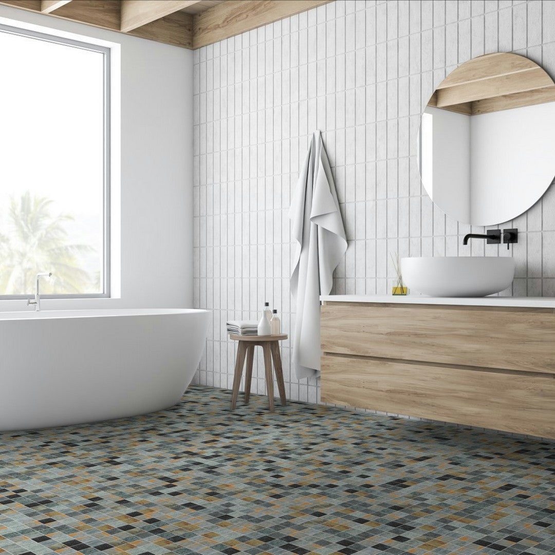 Qualis-Ceramica-Vermont-12-x-12-Matte-Porcelain-2-Mosaic-Jade
