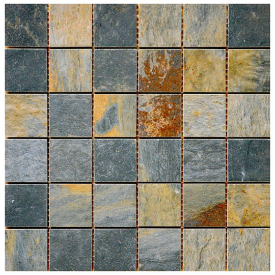 Qualis Ceramica 12" x 12" Vermont Matte Porcelain 2" Mosaic