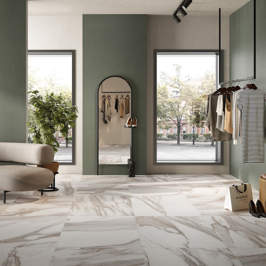 Tesoro-32-x-32-Rio-Rectified-Matte-Porcelain-Tile-Calacatta