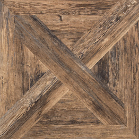 Tesoro 24" x 24" Larix Baita Rectified Porcelain Wood Tile