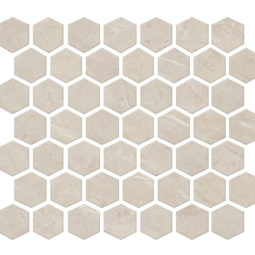 Daltile-Prime-12-x-14-Matte-Ceramic-1.5-Hexagon-Mosaic-Dynamic-Beige